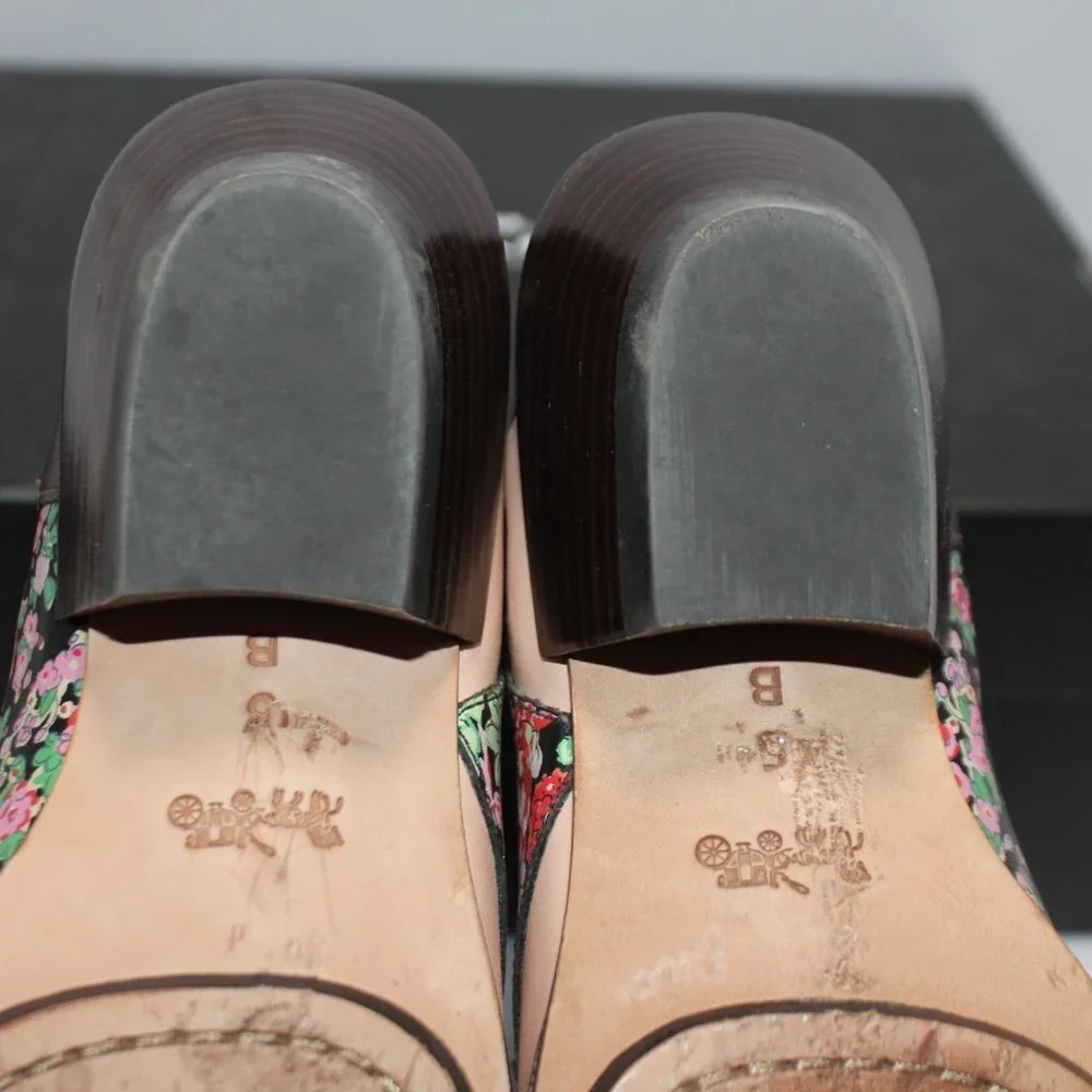 Coach Patchwork Bandit Leather Ankle Boot